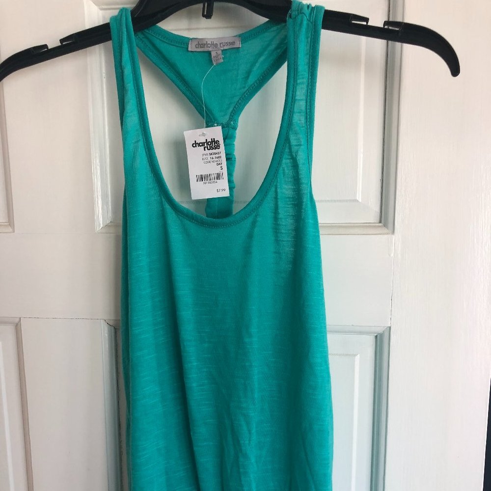 NWT charlotte ruse green tank